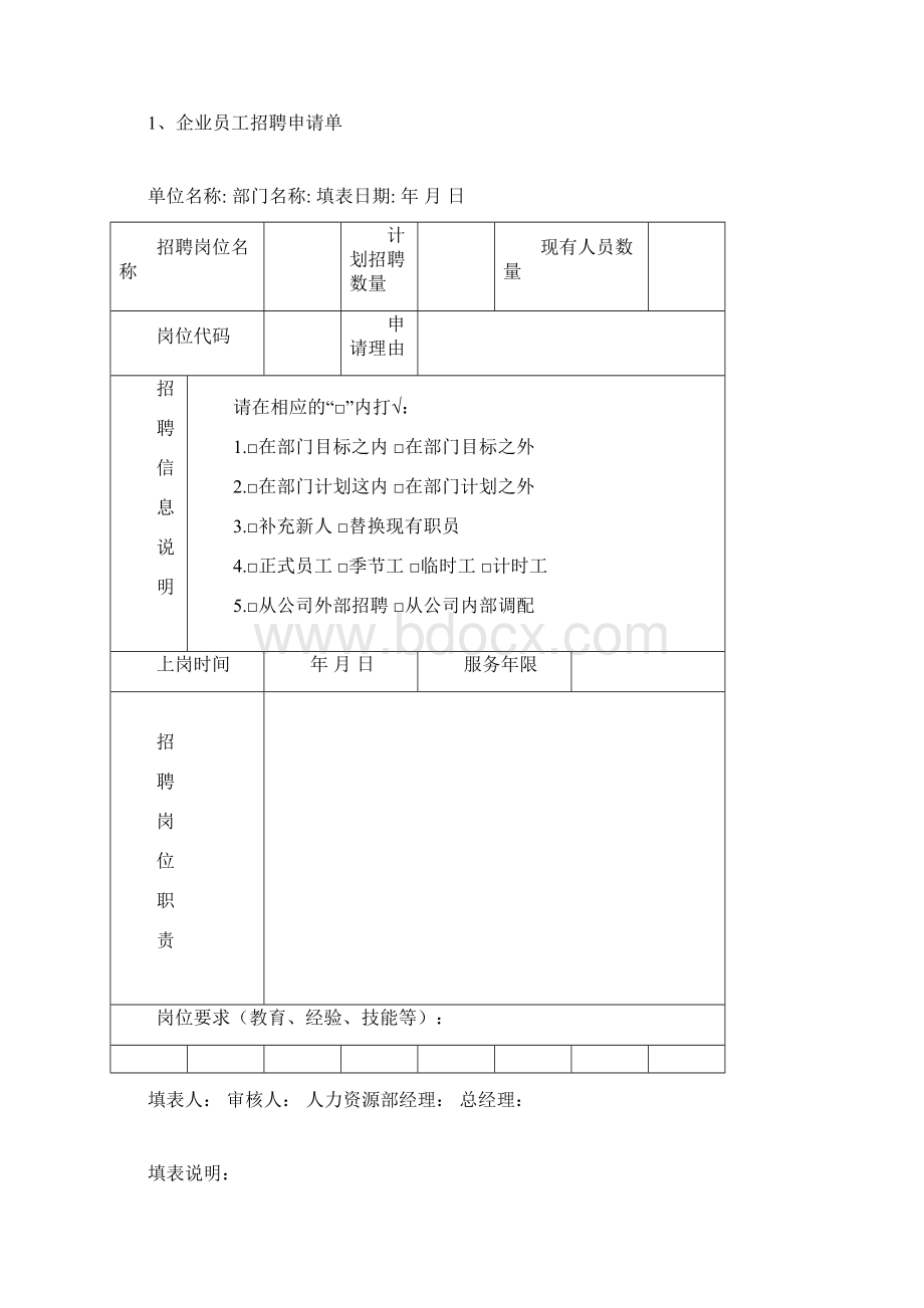 员工招聘录用表单大全.docx_第2页