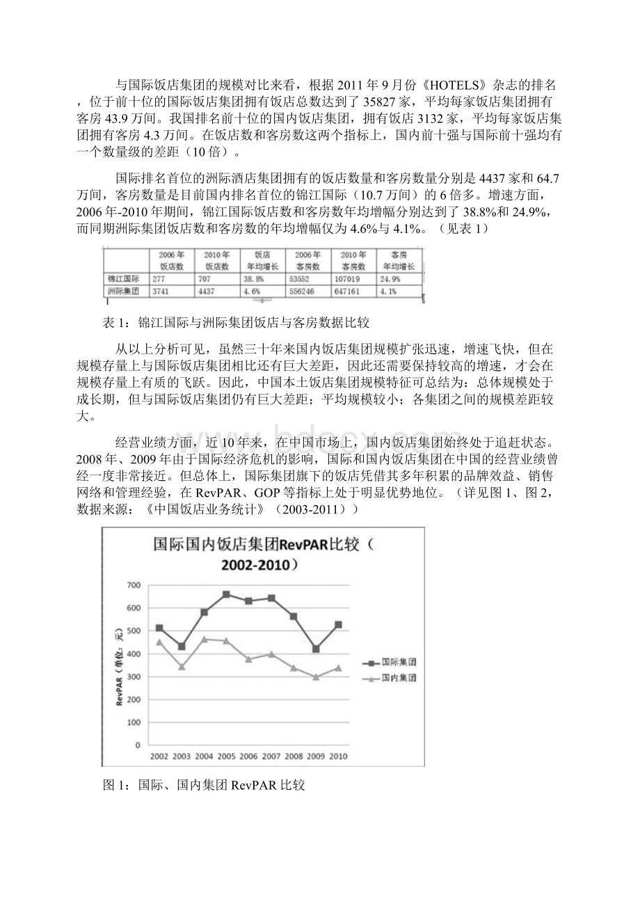 国际与国内饭店集团比较研究Word文档下载推荐.docx_第2页