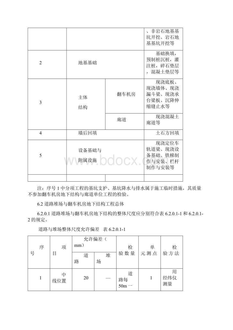 8第6篇 道路堆场与翻车机房地下结构工程质量检验.docx_第2页