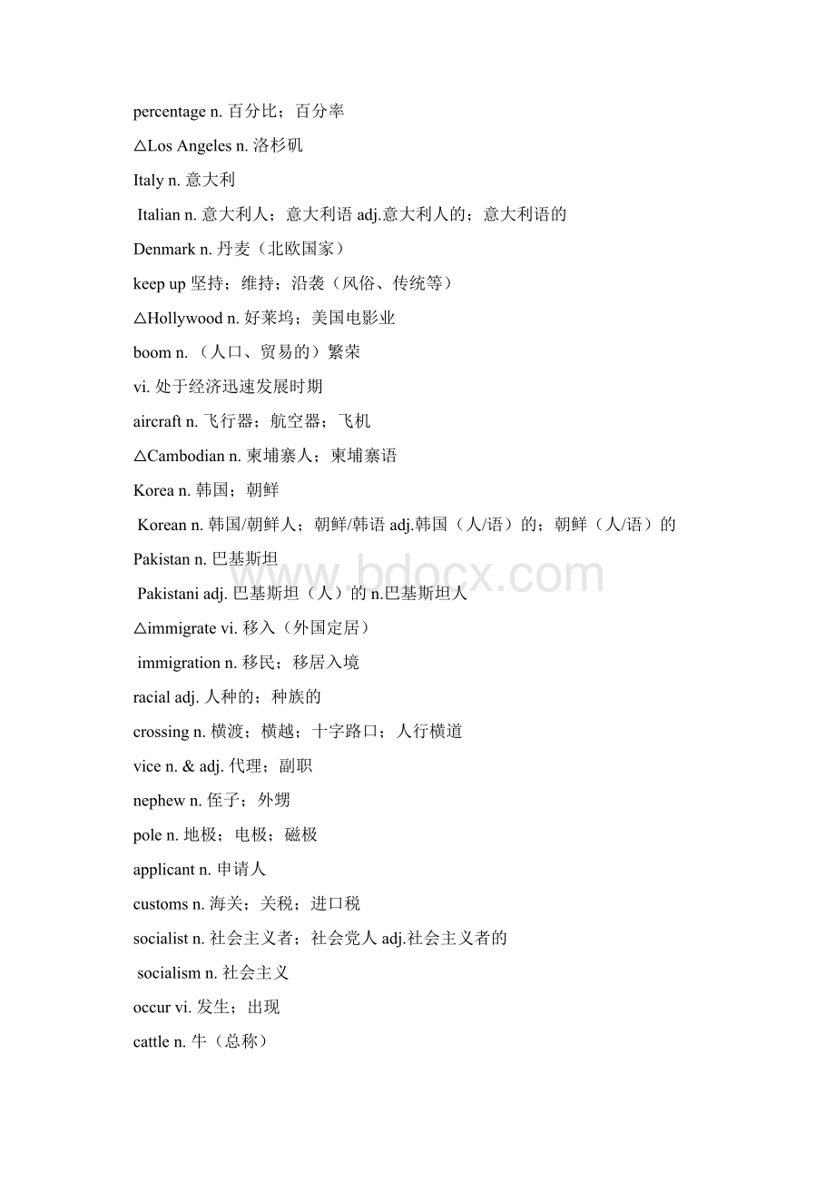 高中人教版英语选修8单词表.docx_第2页