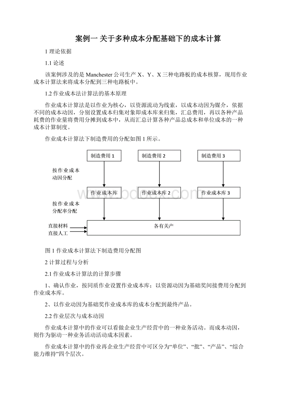 成本管理会计课程设计报告.docx_第2页