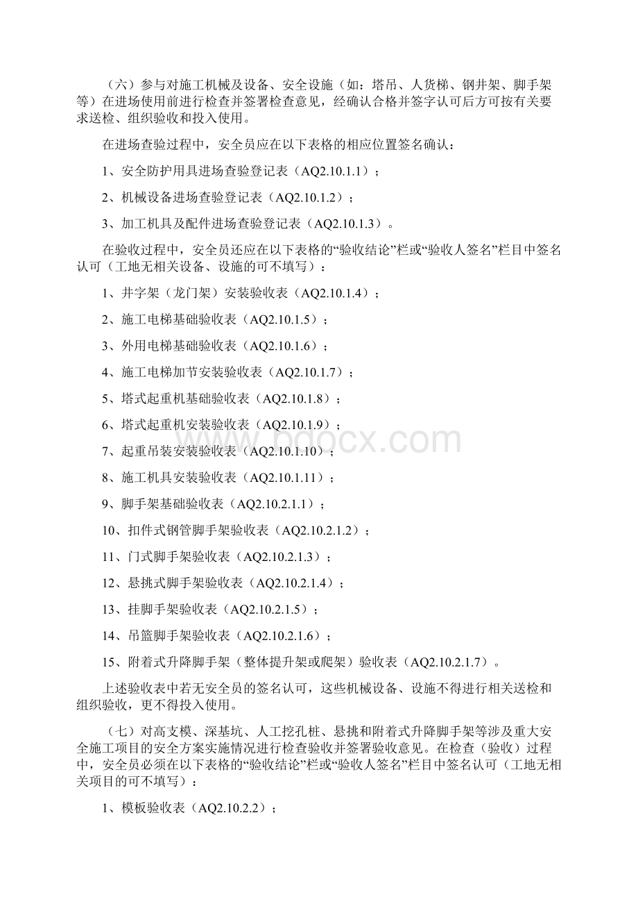 建设工程安全员工作规程Word文档格式.docx_第2页