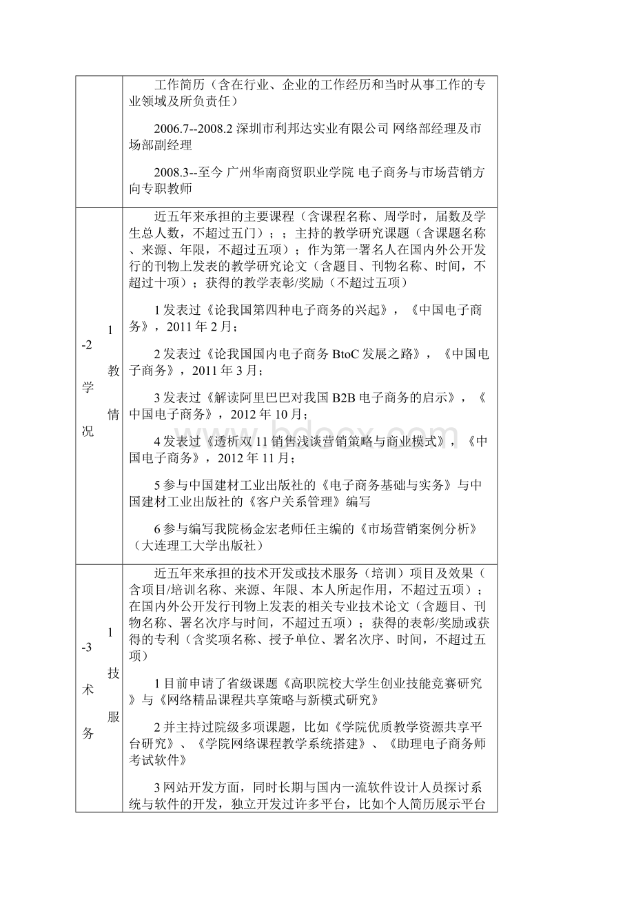 广州华南商贸职业学院资源共享课程建设申报表.docx_第3页