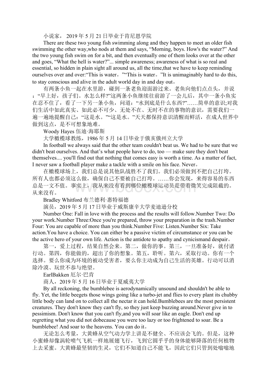 美国毕业典礼十大励志演讲.docx_第3页