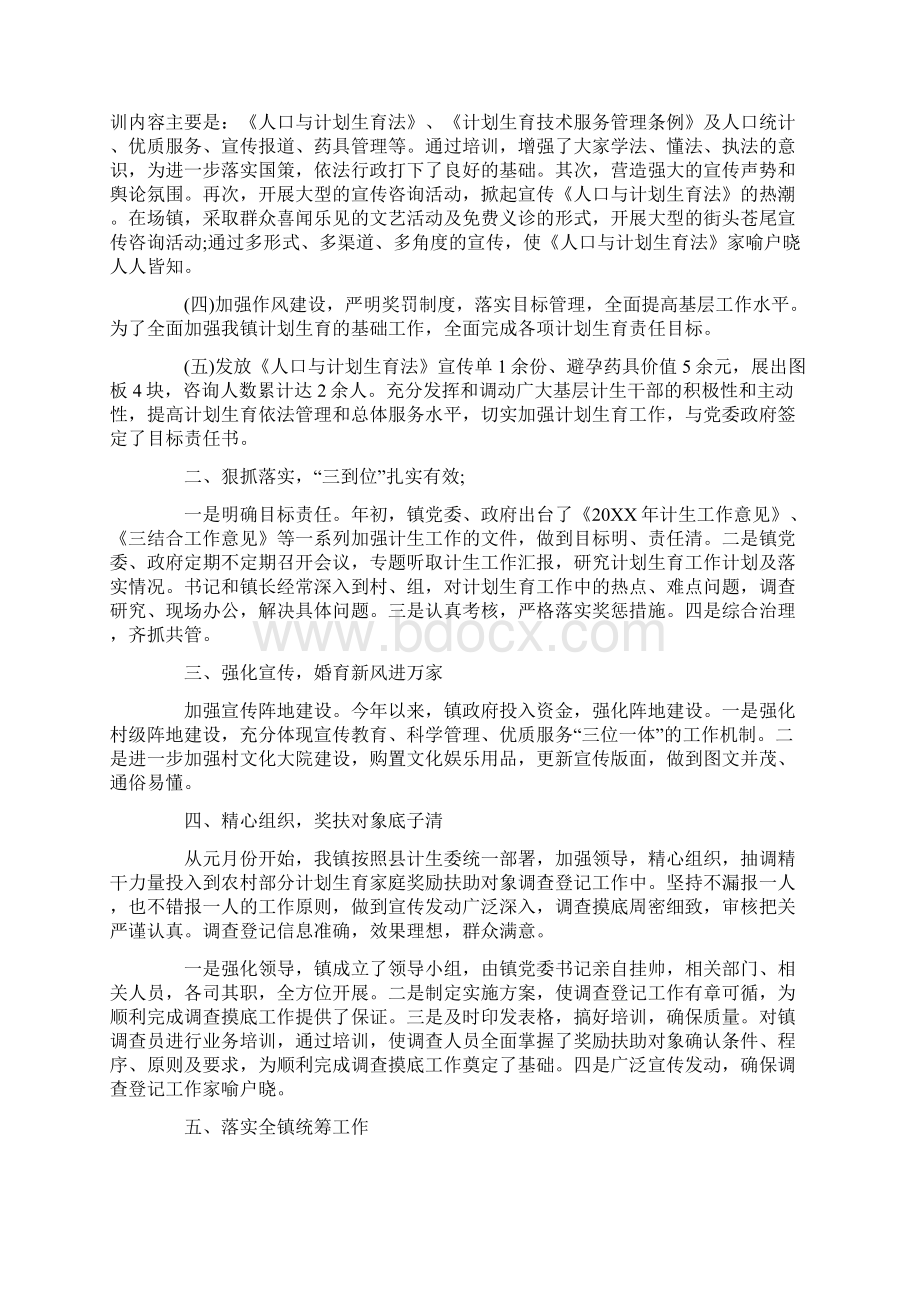 计划生育年终工作总结三篇.docx_第2页