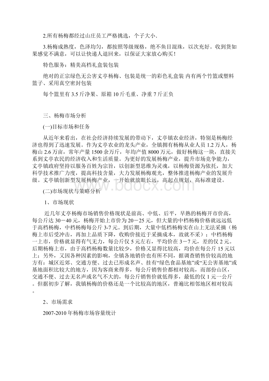 杨梅网络营销方案.docx_第3页