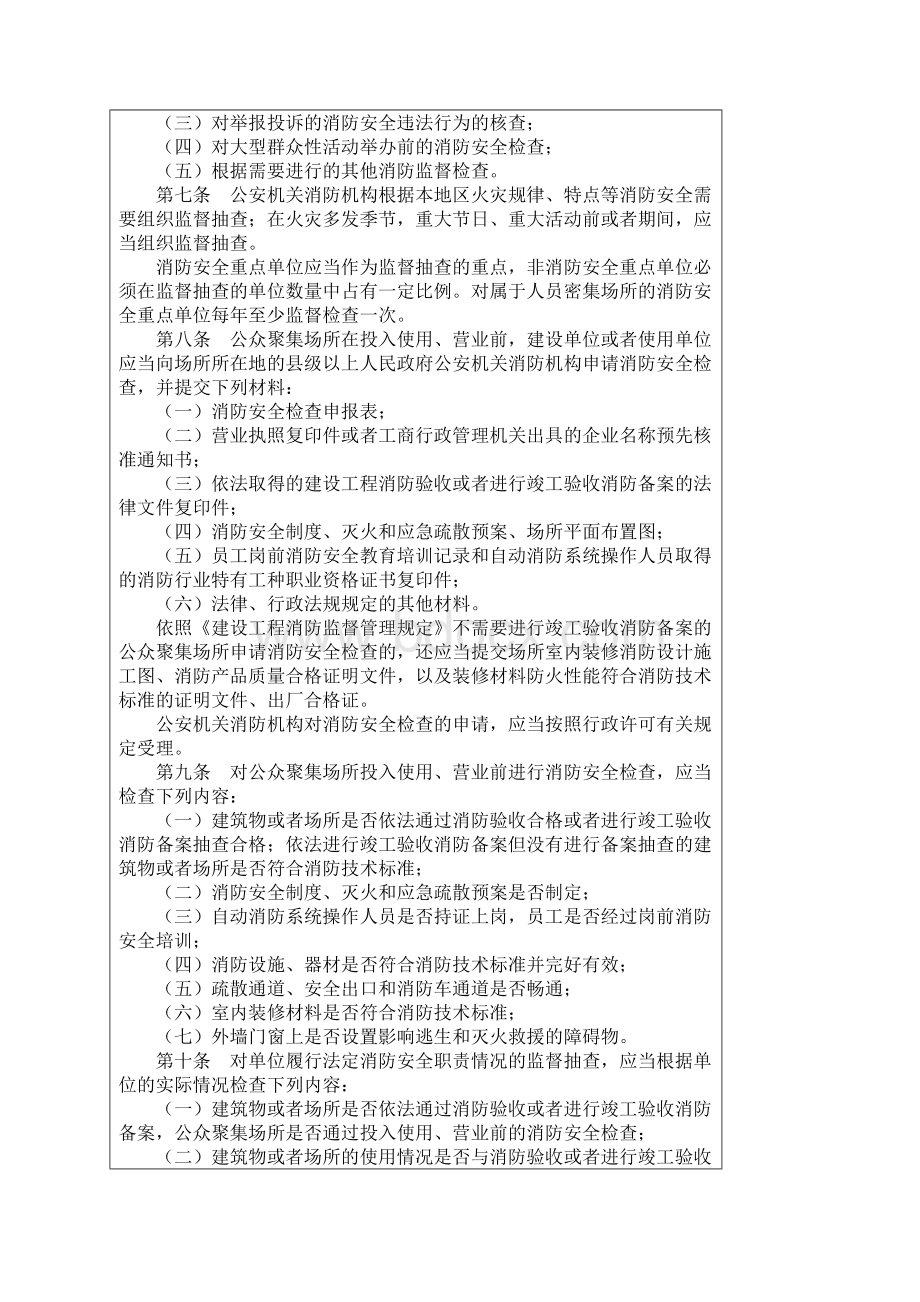 火灾消防监督检查规定派出所职责文档格式.docx_第2页