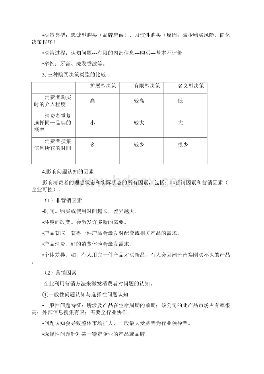 符国群 第二版 消费者行为学 重点.docx_第3页