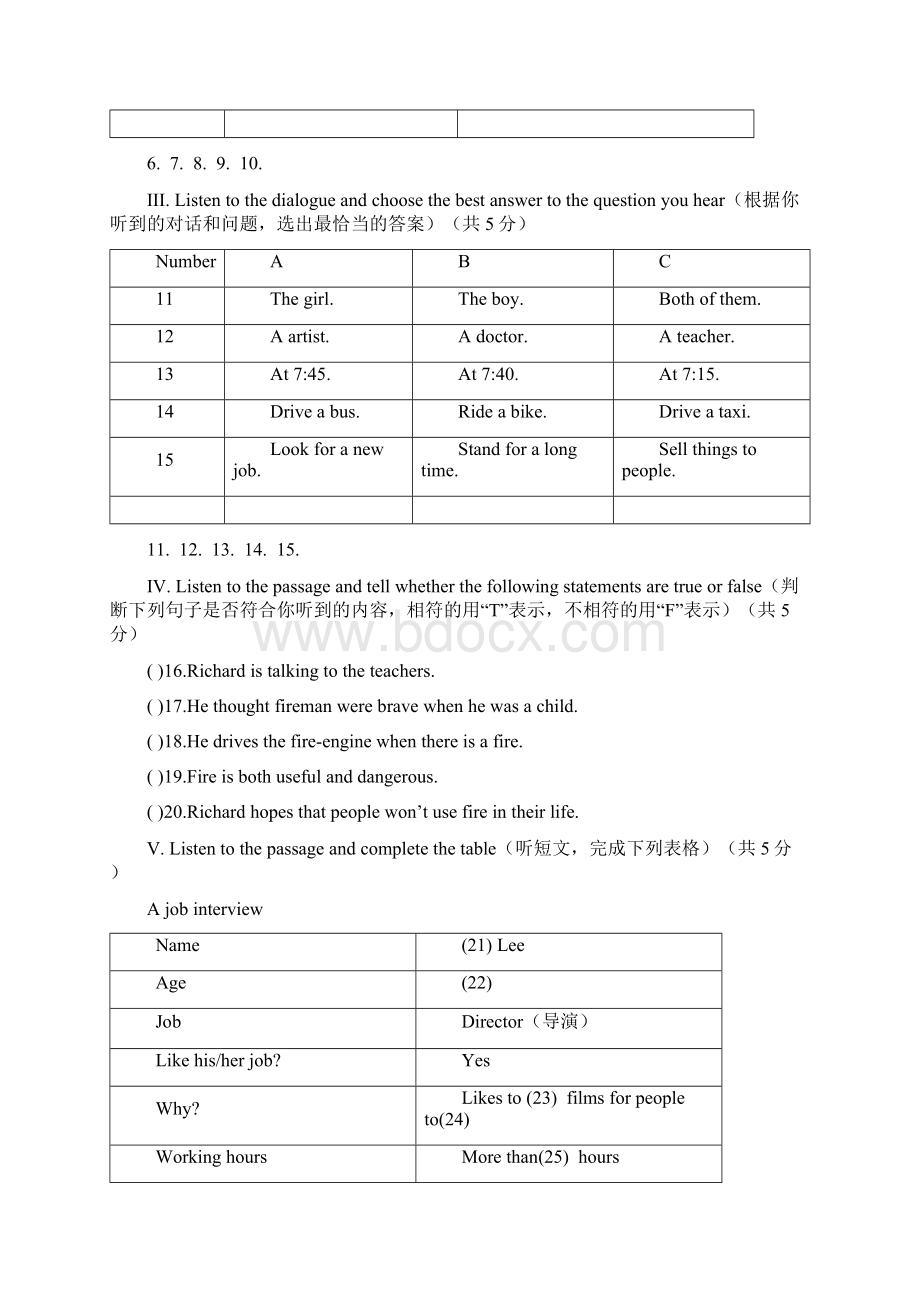 上海牛津版六年级英语学业质量绿色指标测试模拟卷.docx_第2页