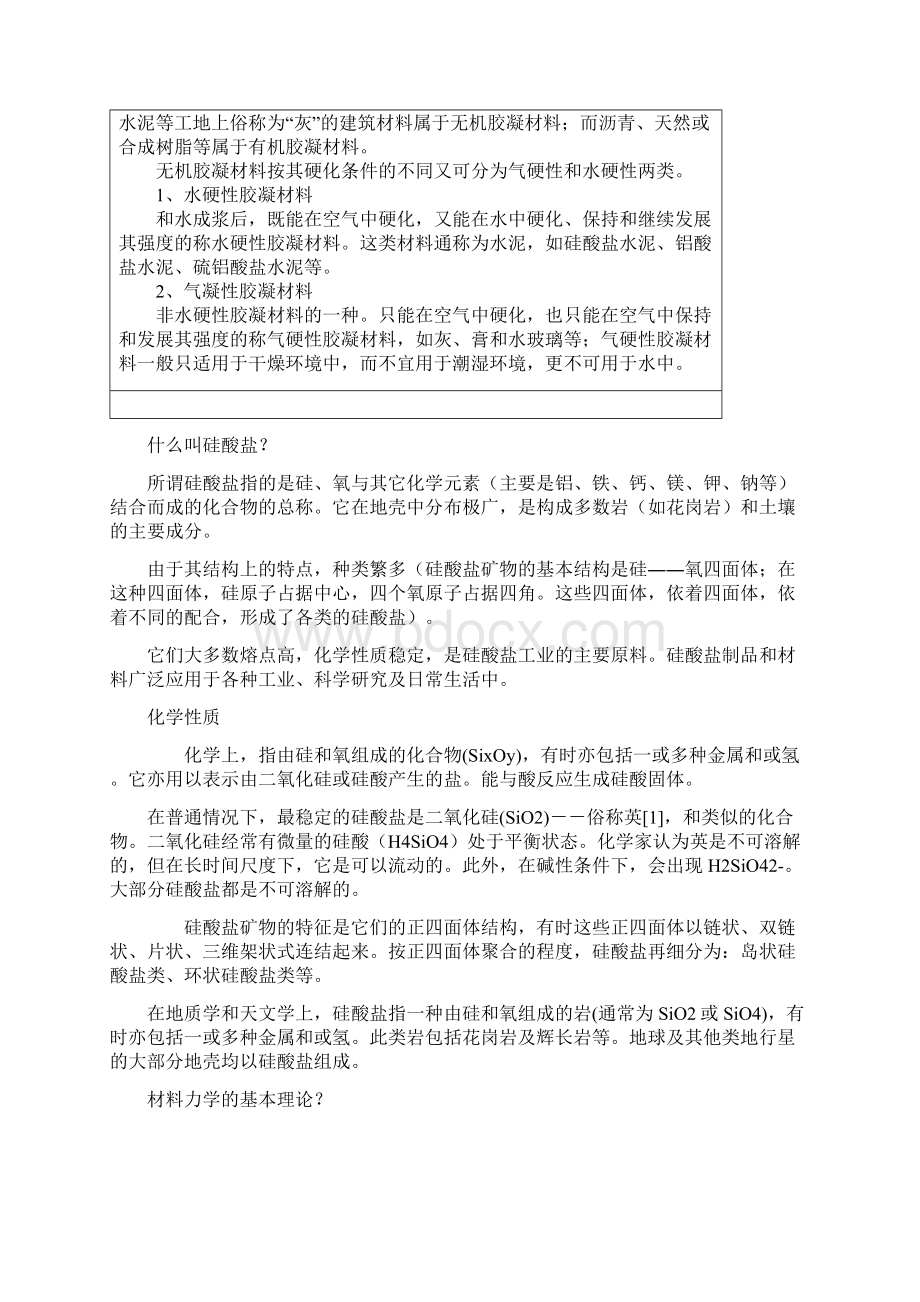 工程师考试复习无机非金属材料.docx_第2页