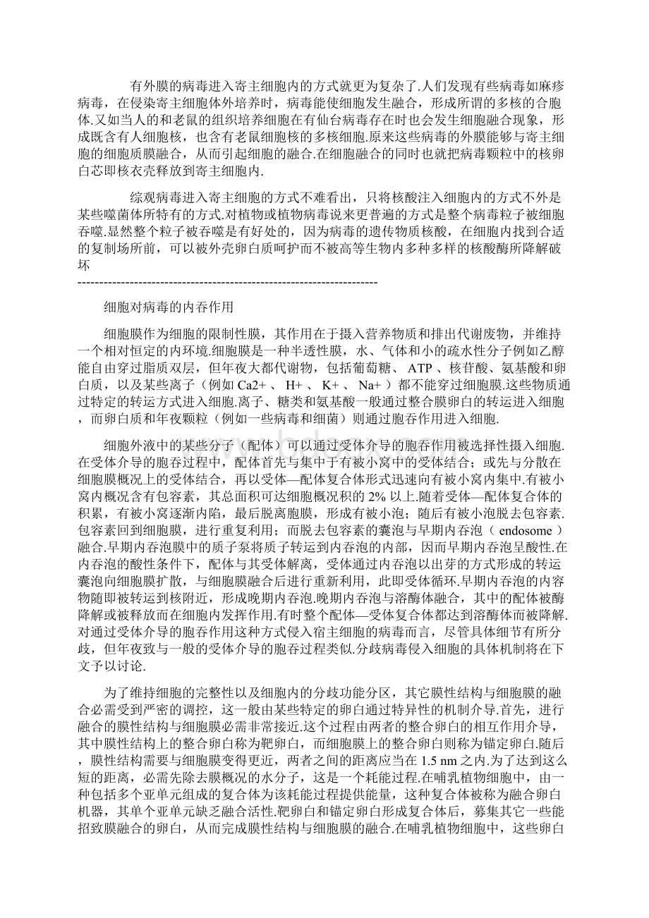 病毒进入细胞的几种感染形式Word文件下载.docx_第2页