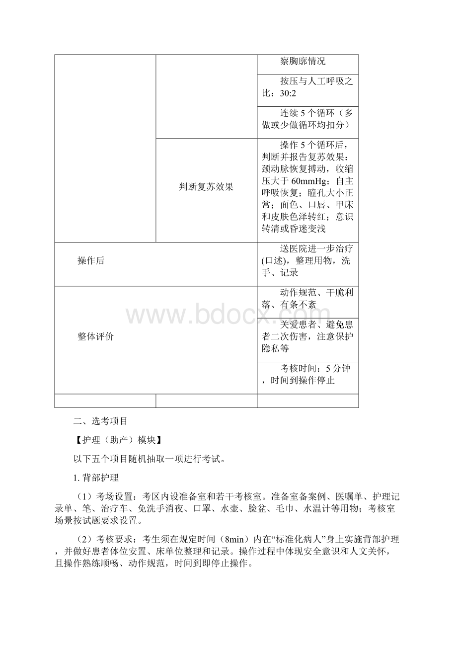 实用参考浙江省高校招生职业技能考试医学护理类技能操作技术规范文档格式.docx_第3页