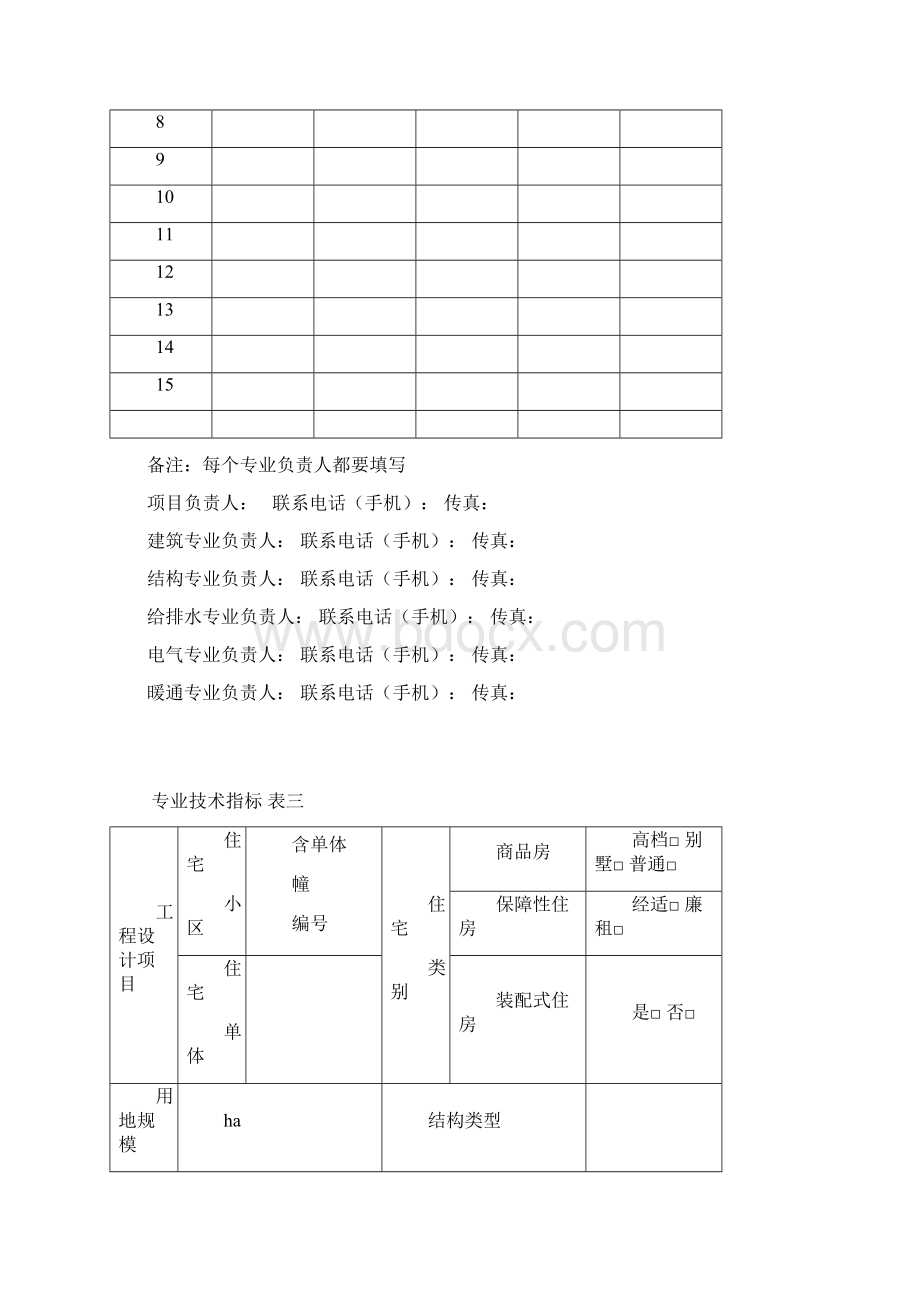 上海市优秀工程勘察设计奖住宅和住宅小区项目申报表Word格式文档下载.docx_第3页