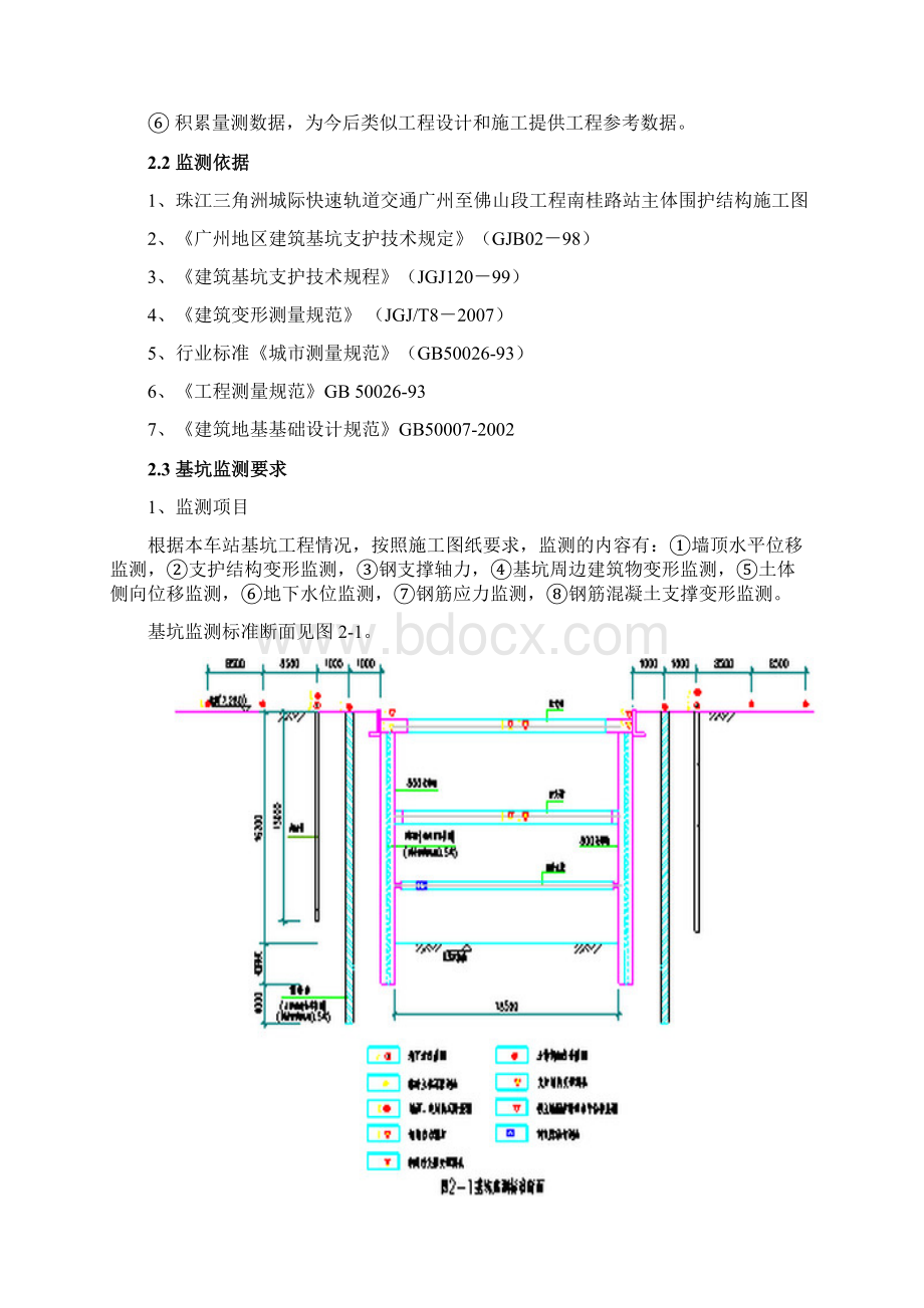 基坑及周边建筑物施工监测文档格式.docx_第3页