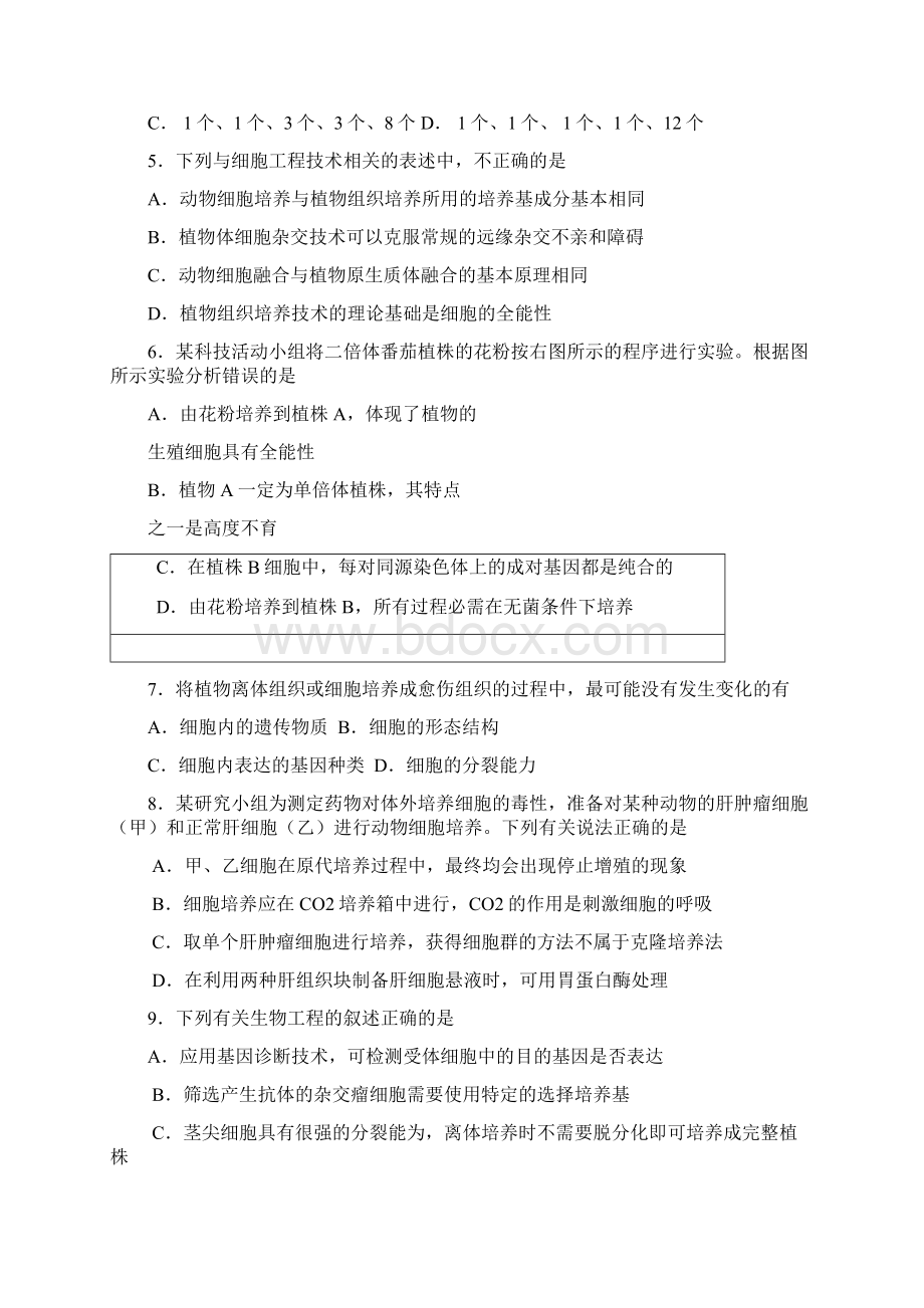 吉林省长市十一高中高二生物下学期期中考试.docx_第2页