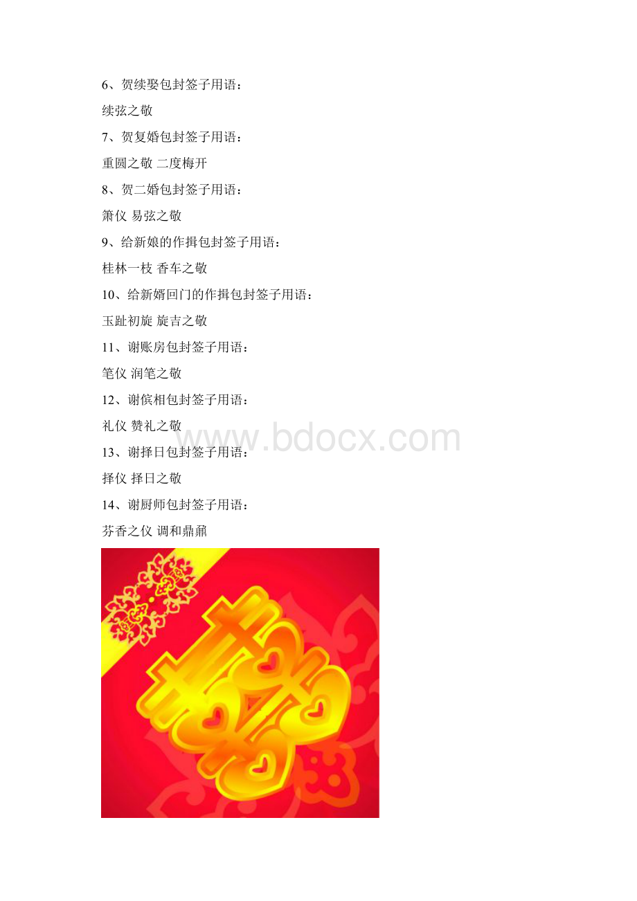 婚礼红包贺词写什么 结婚红包的格式文档格式.docx_第2页