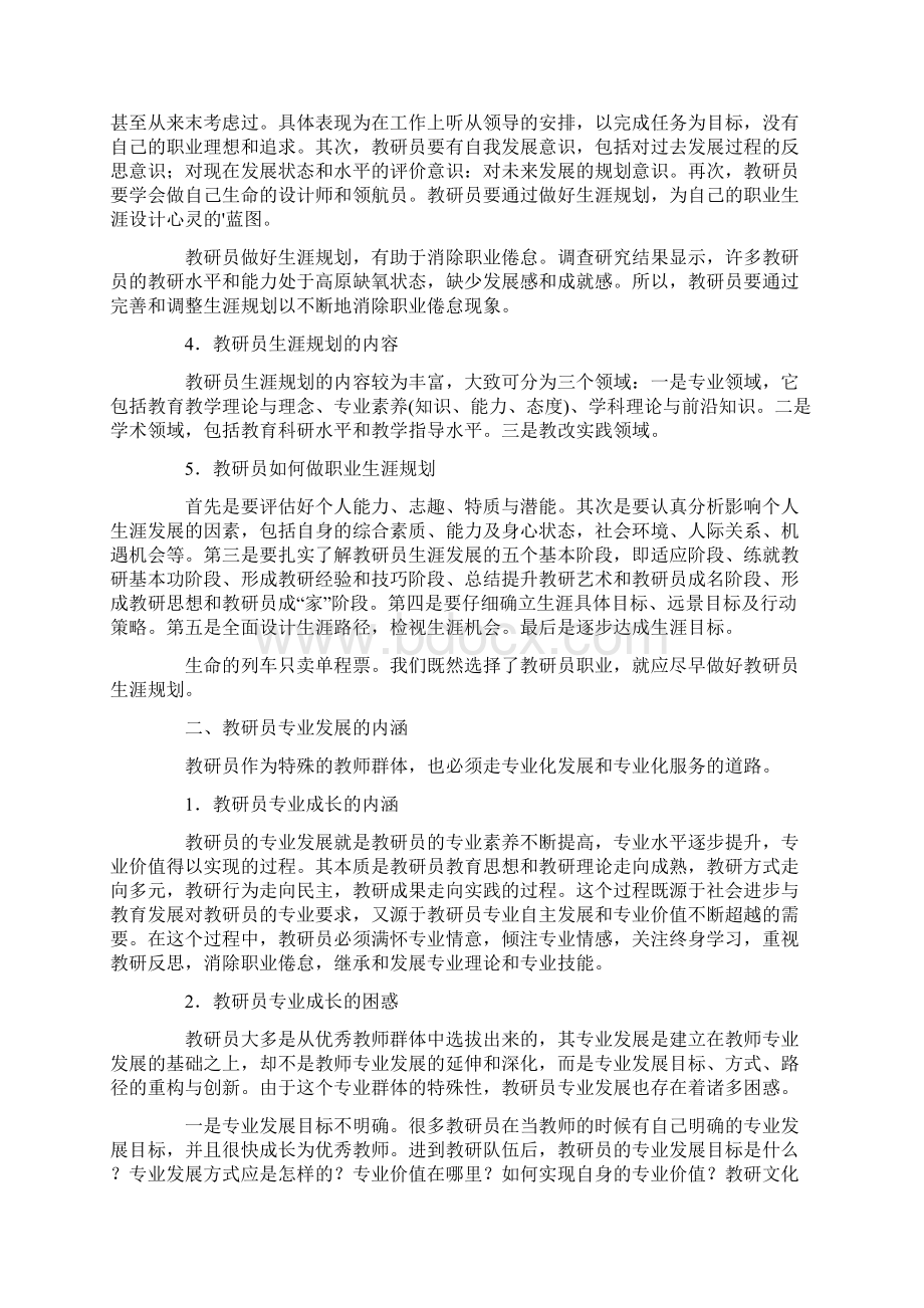 教研员个人发展三个规划Word文件下载.docx_第3页