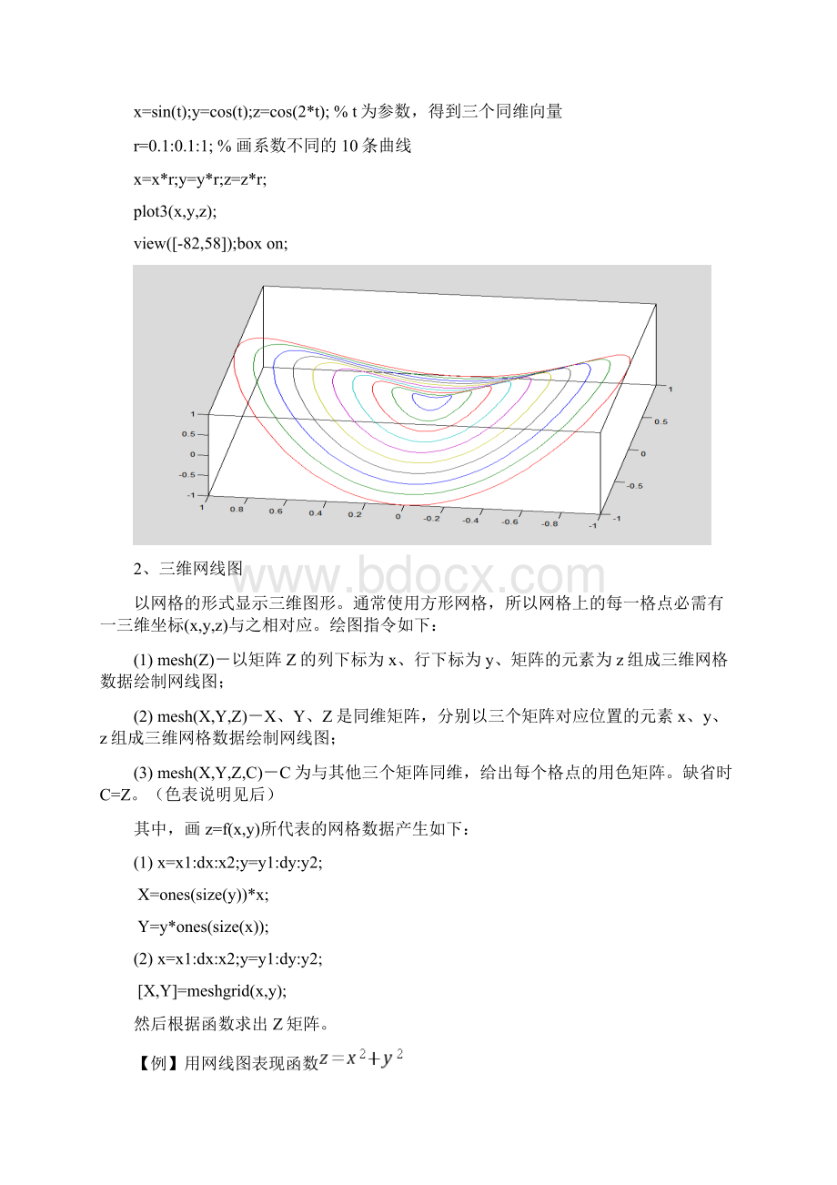 第六讲MATLAB可视化二绘三维图.docx_第3页