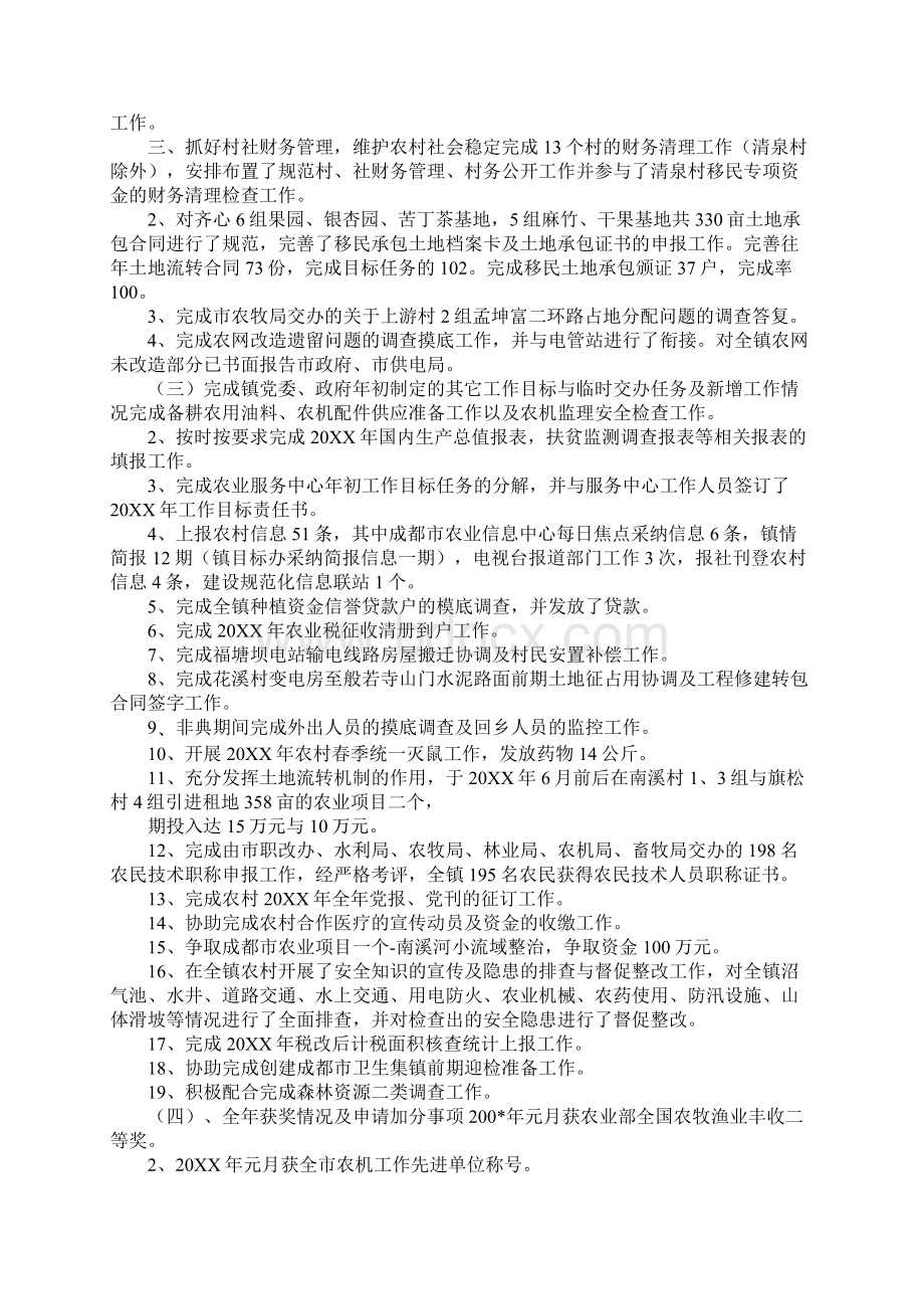 农业办个人工作总结文档格式.docx_第2页