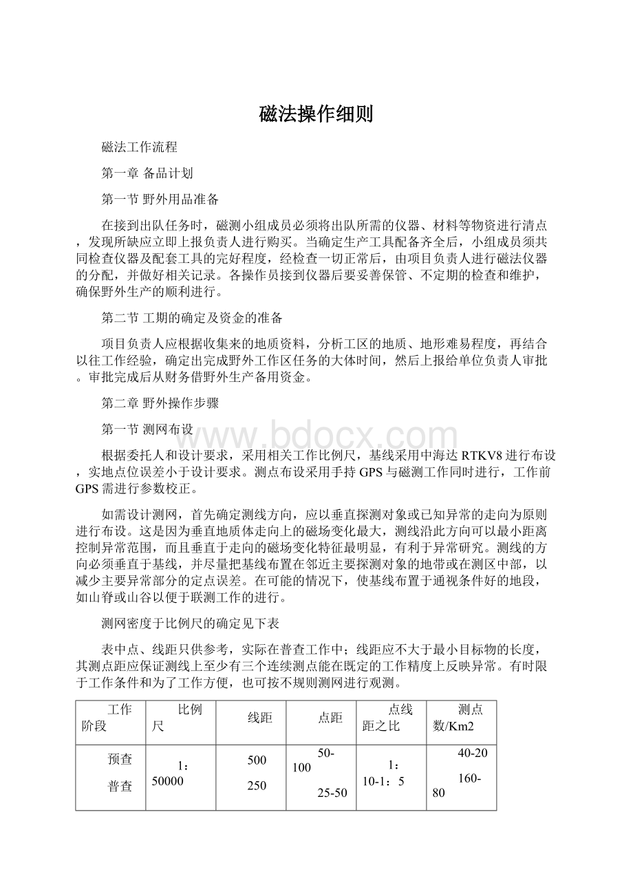 磁法操作细则.docx_第1页