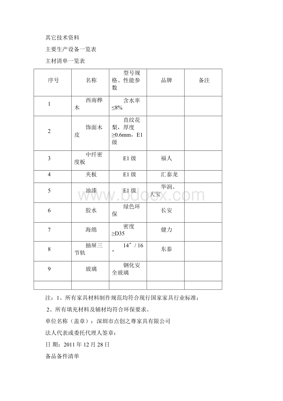 接待中心家具采购投标书.docx_第3页