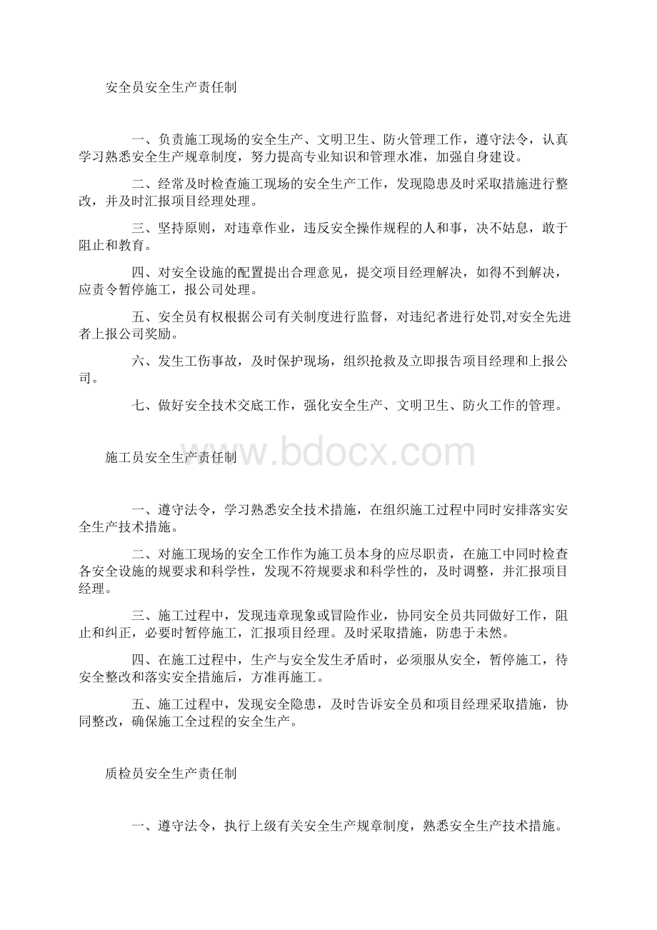 安全生产责任制及规章制度.docx_第2页