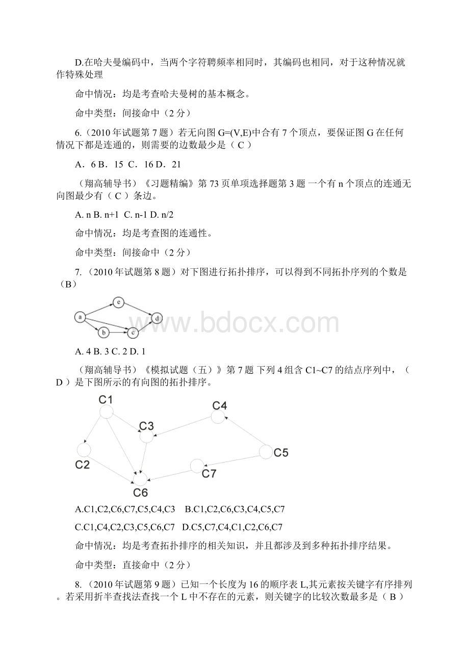 计算机统考试题及解析Word格式文档下载.docx_第3页