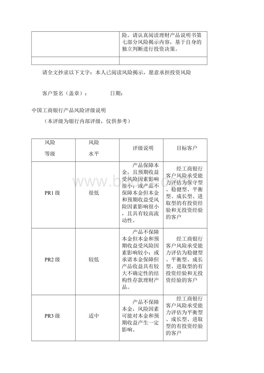 中国工商银行理财说明书.docx_第2页