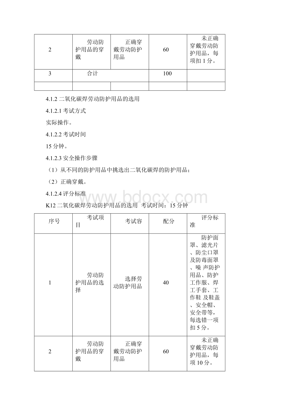 熔化焊接与热切割作业安全系统技术实际操作考试实用标准Word格式文档下载.docx_第3页