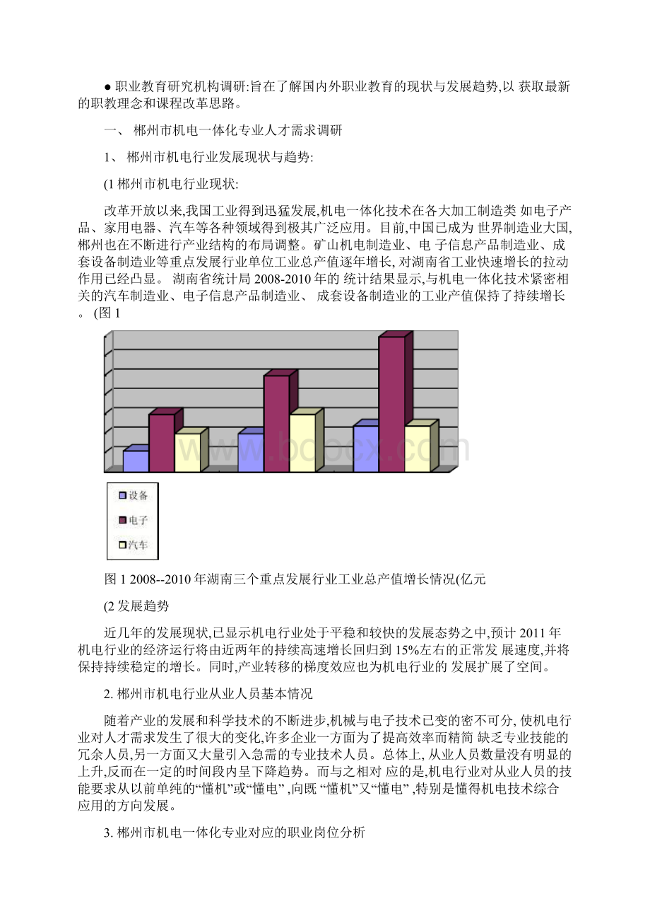 机电一体化专业人才需求调研报告记录精Word格式文档下载.docx_第2页