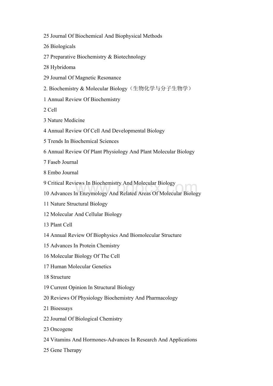 所有SCI生物期刊影响因子.docx_第2页