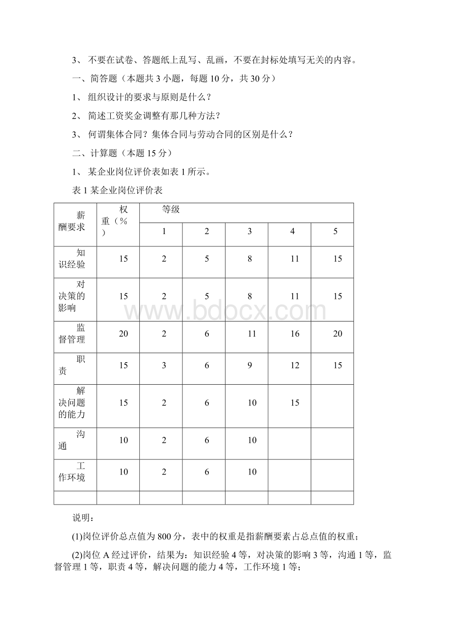 助理人力资源管理管理师练习题Word下载.docx_第2页