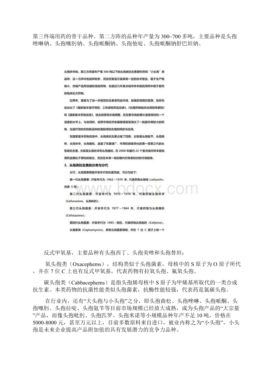 头孢类抗生素市场发展分析Word文档下载推荐.docx_第3页