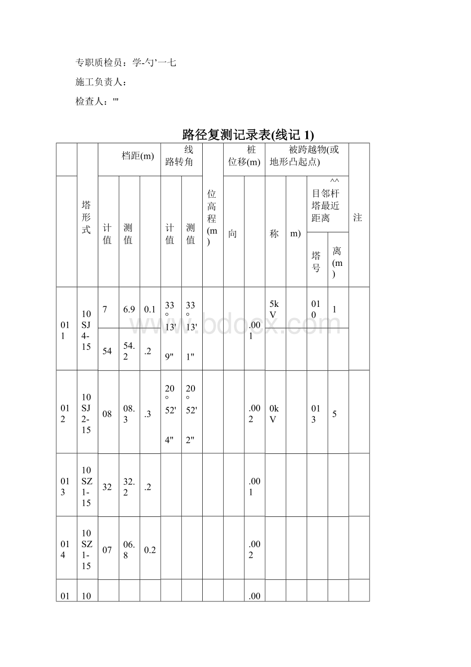 路径复测记录表Word下载.docx_第3页