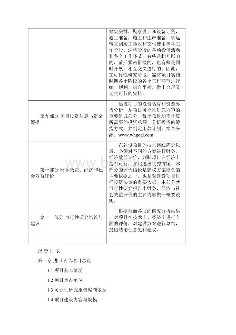 湖北进口食品项目可行性研究报告.docx_第3页