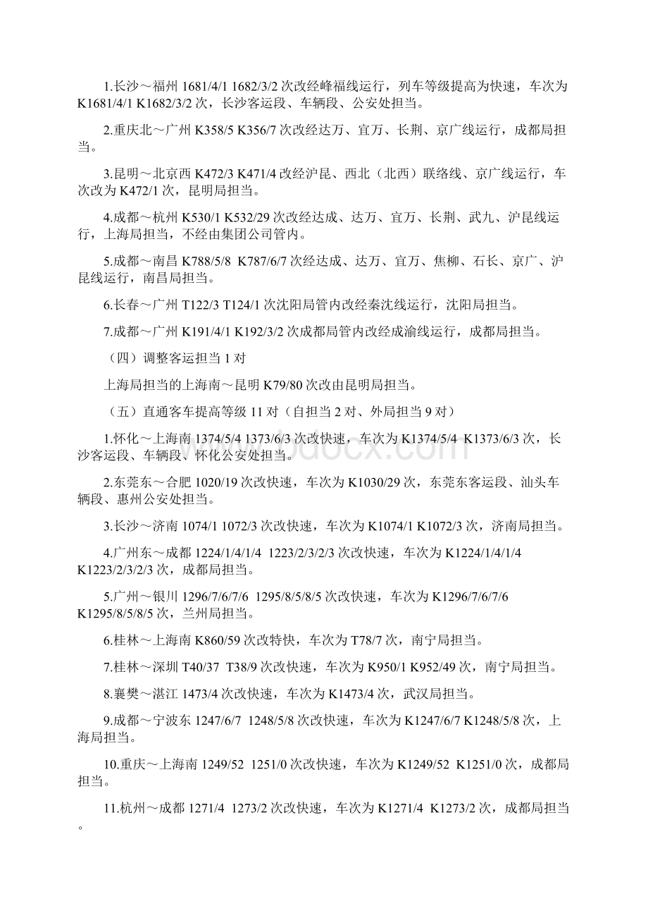 最新调整后铁路运行图汇总Word格式.docx_第2页