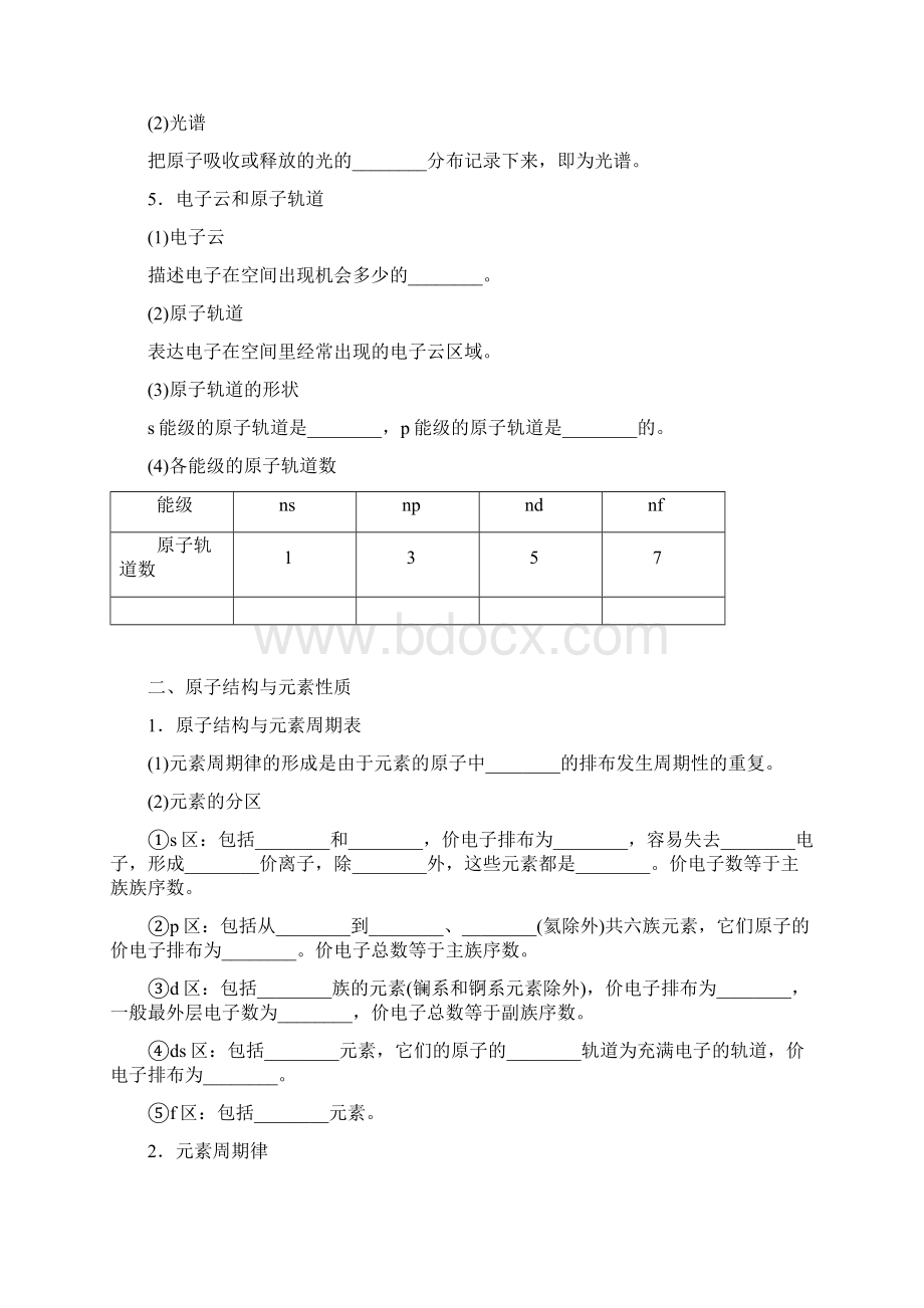 高三第一轮复习教案高中化学选修3第1章.docx_第3页