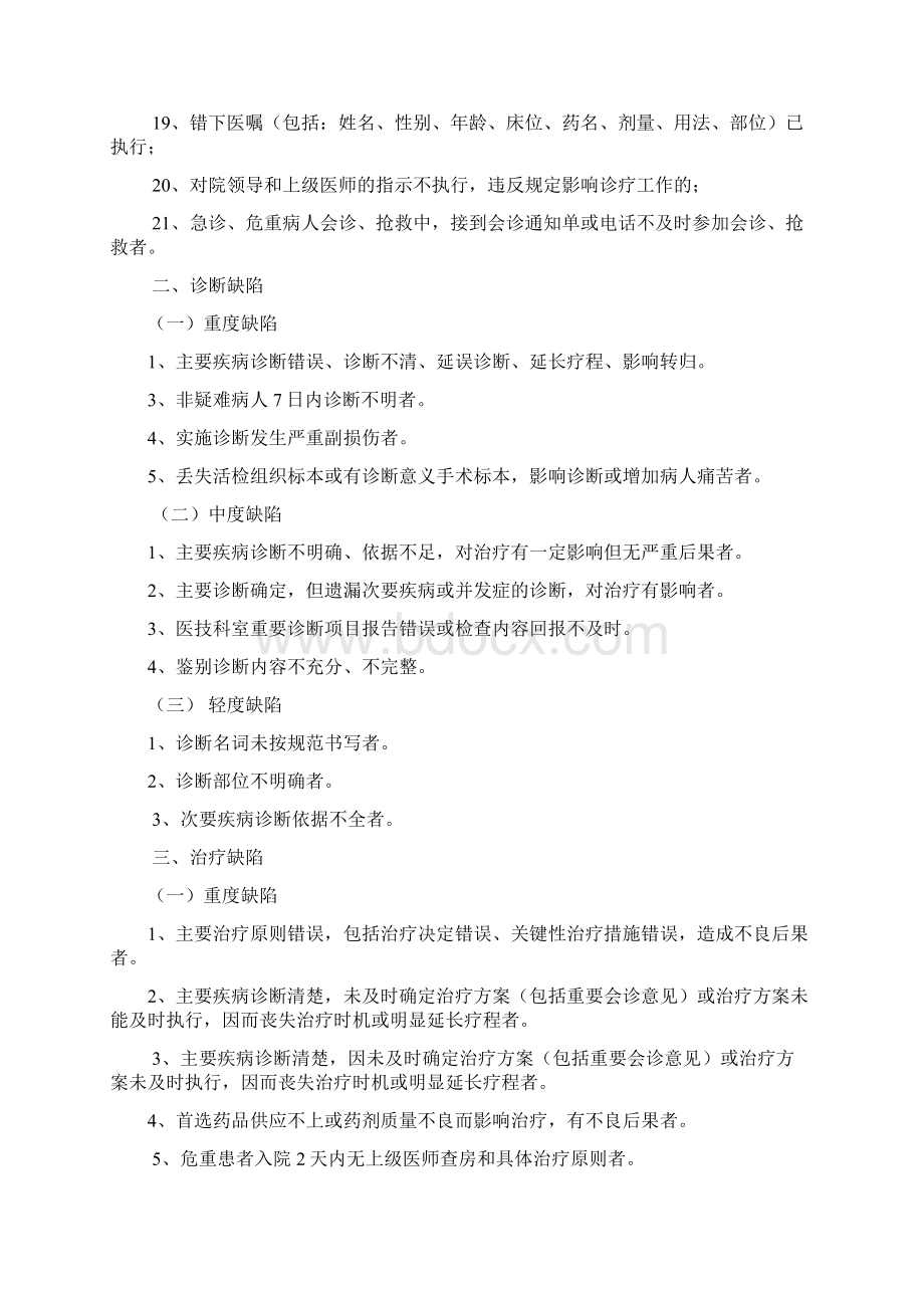 医疗缺陷判定标准.docx_第2页