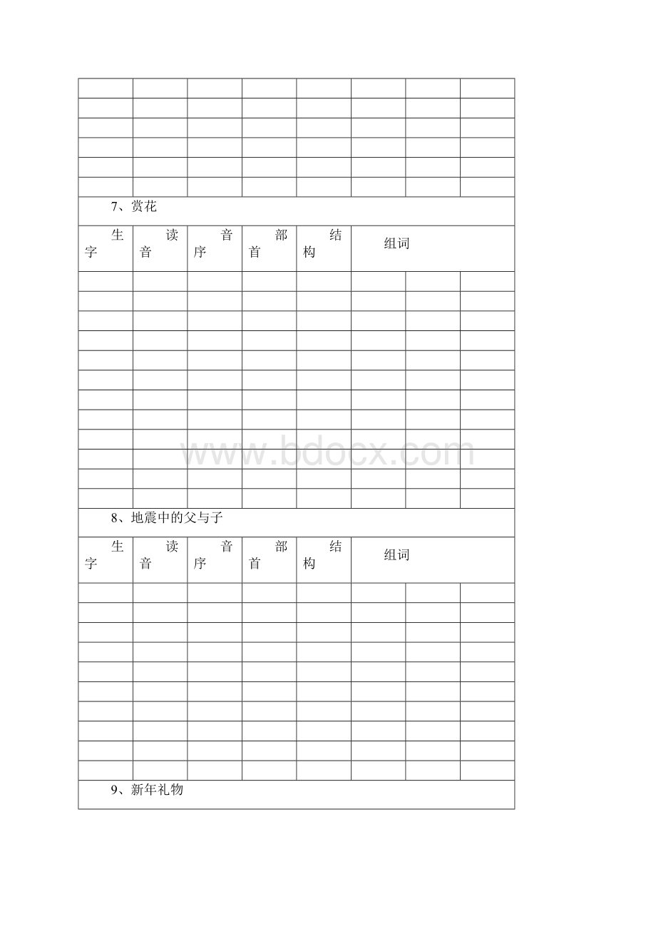 四级上册生字和多音字学习表Word文档下载推荐.docx_第3页