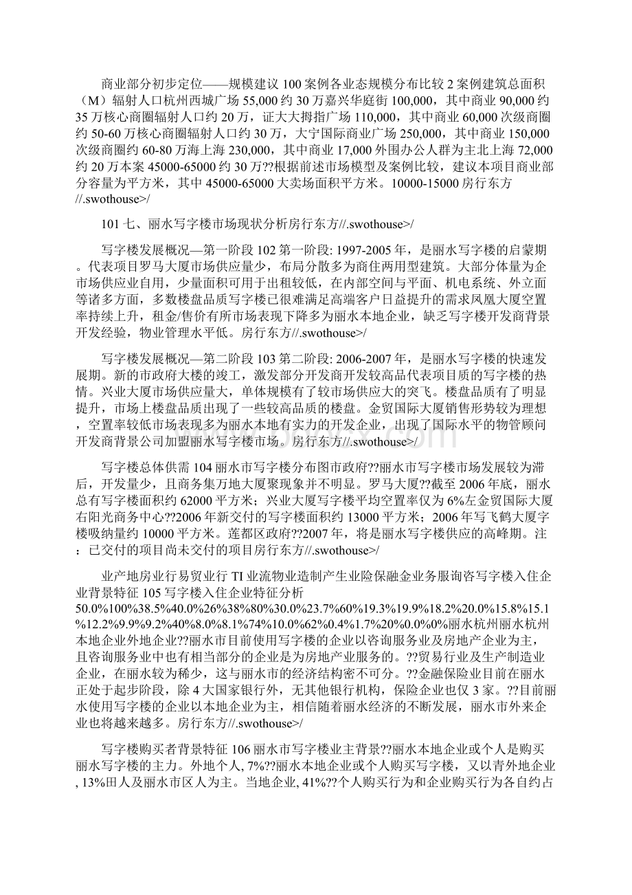 戴德梁行丽水市行政中心商业项目部分4文档格式.docx_第3页