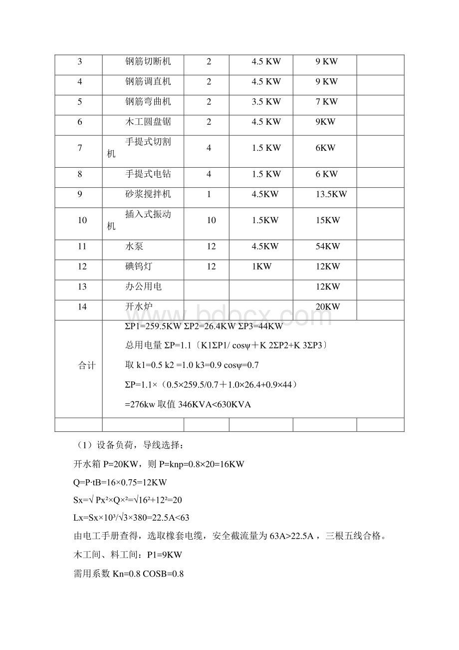 高速公路施工现场临时用电施工方案Word格式文档下载.docx_第3页