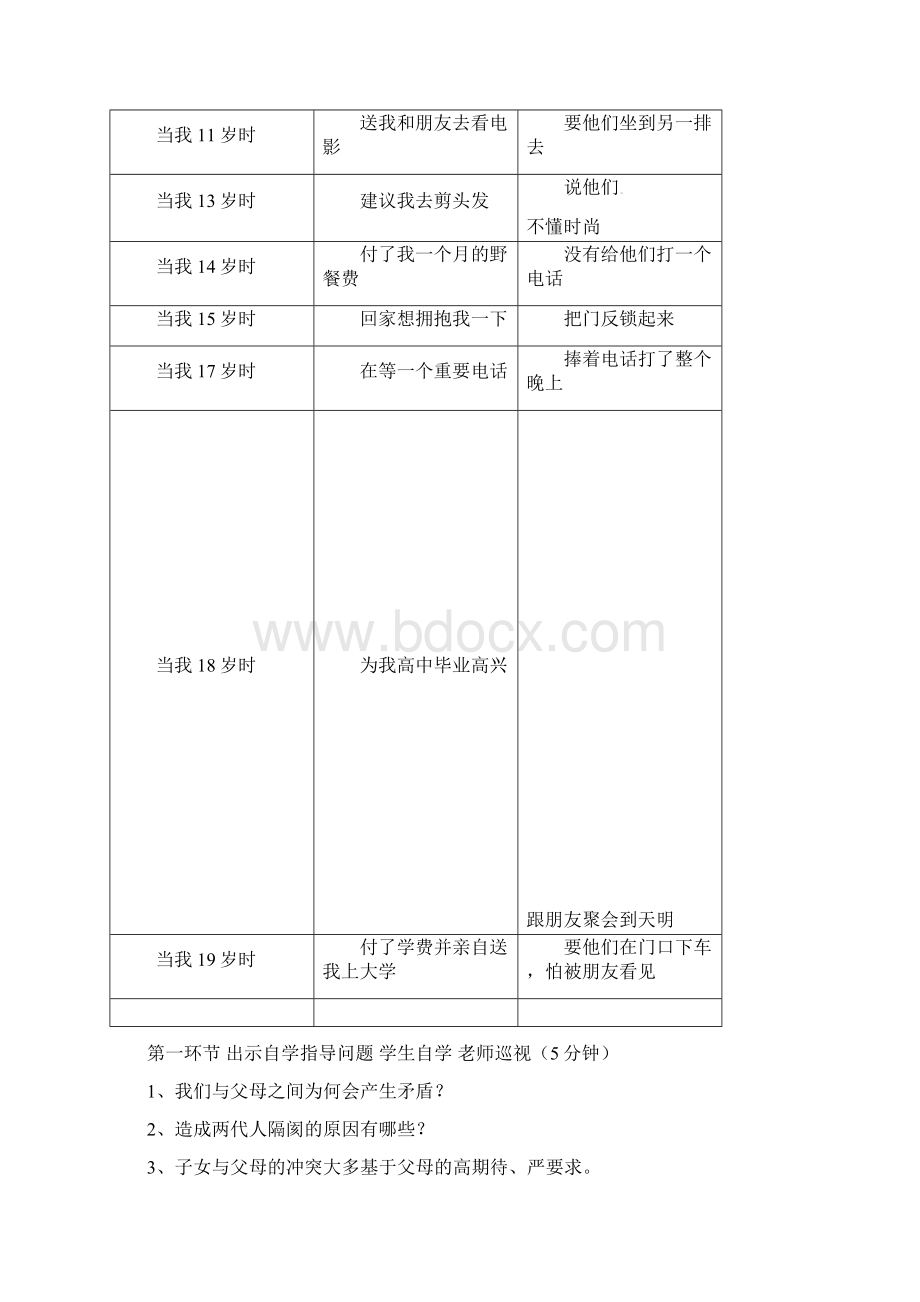 八年级政治上册第二课我与父母交朋友教案新人教版.docx_第2页