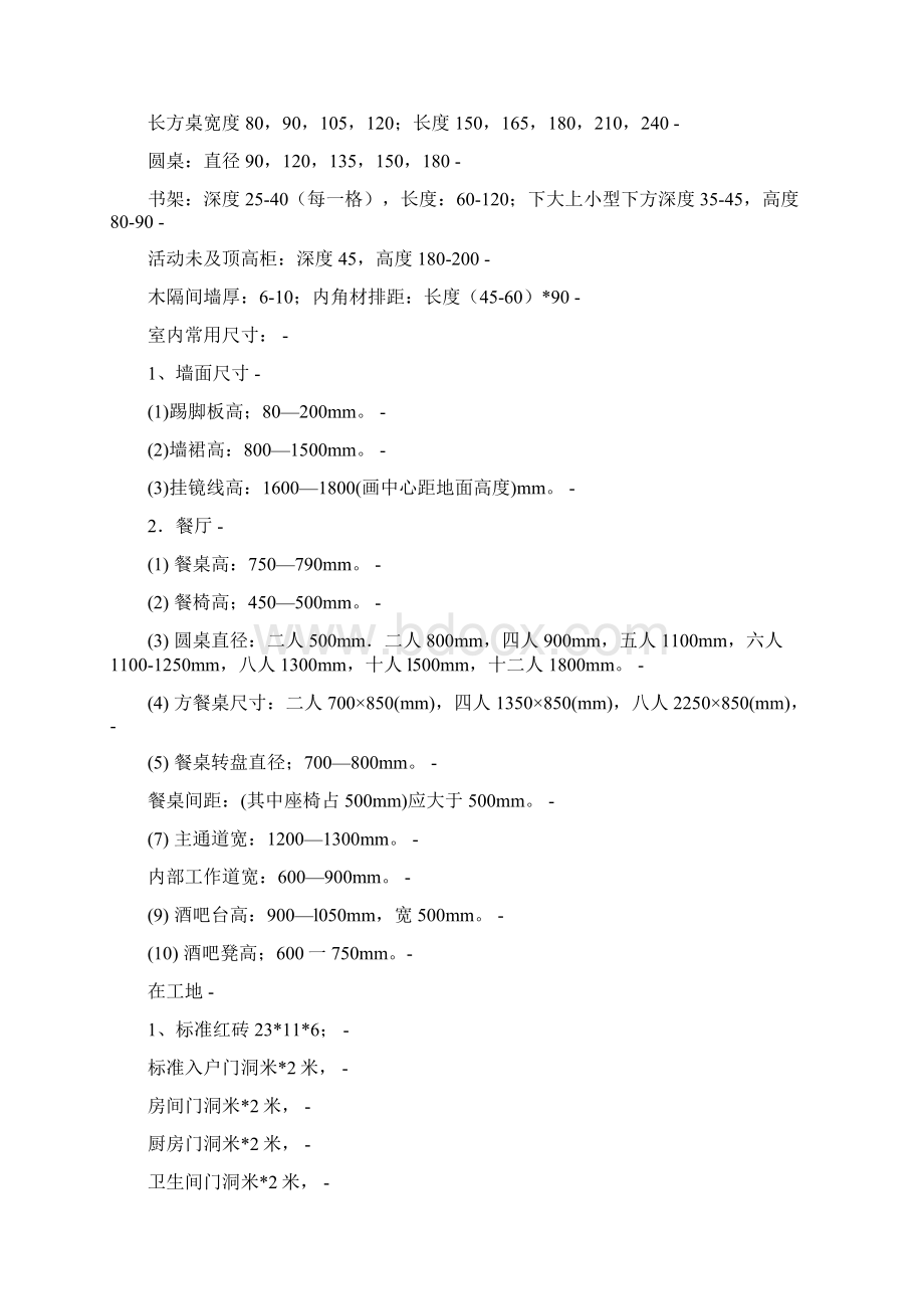 室内设计人体工程学基本尺寸.docx_第2页