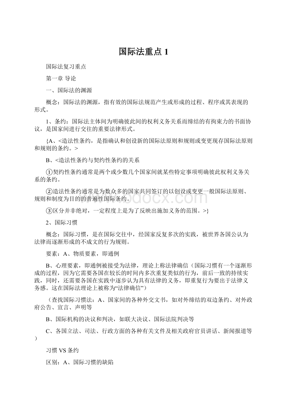 国际法重点1.docx