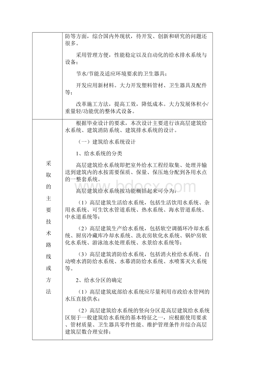 给水排水工程毕业设计开题报告.docx_第3页