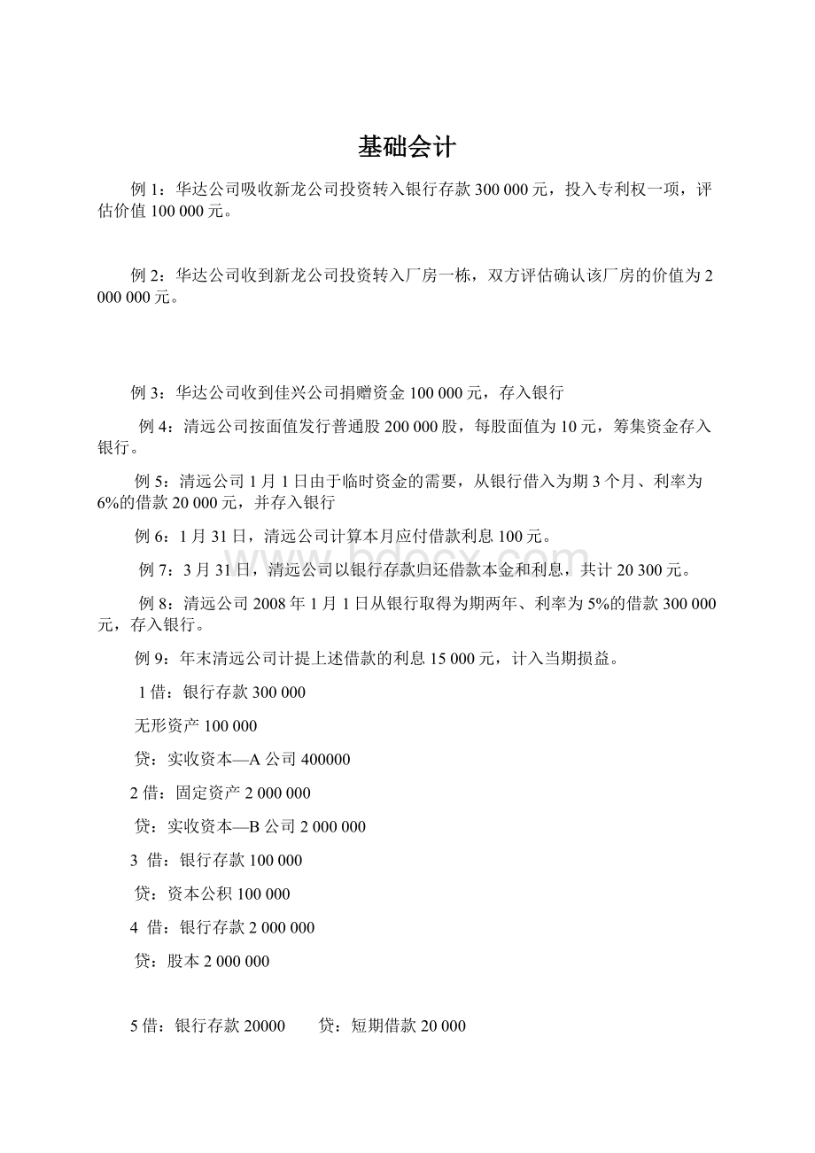 基础会计Word格式.docx