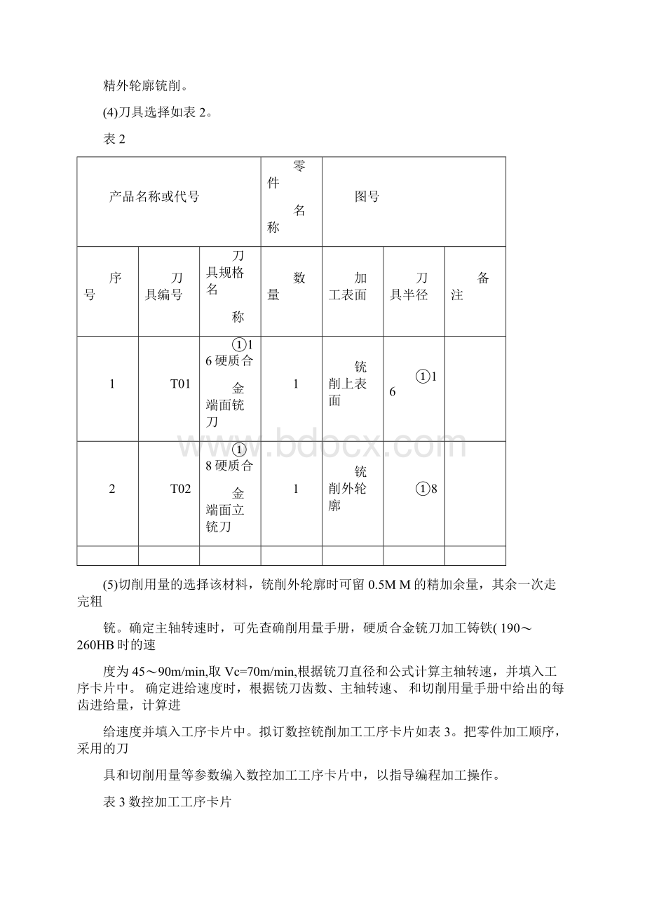 数控铣削零件加工实训Word文件下载.docx_第3页