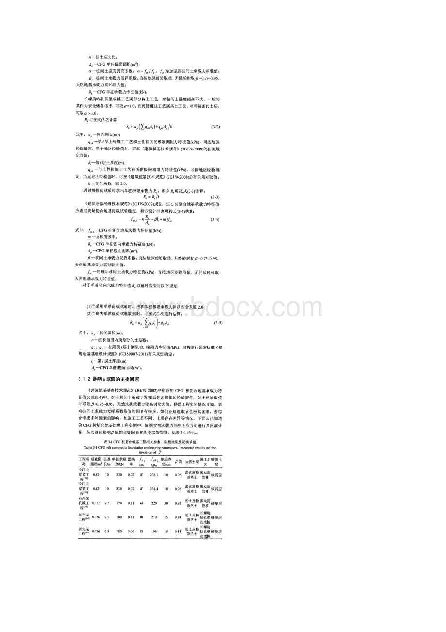 桩间土承载力发挥系数的研究.docx_第2页