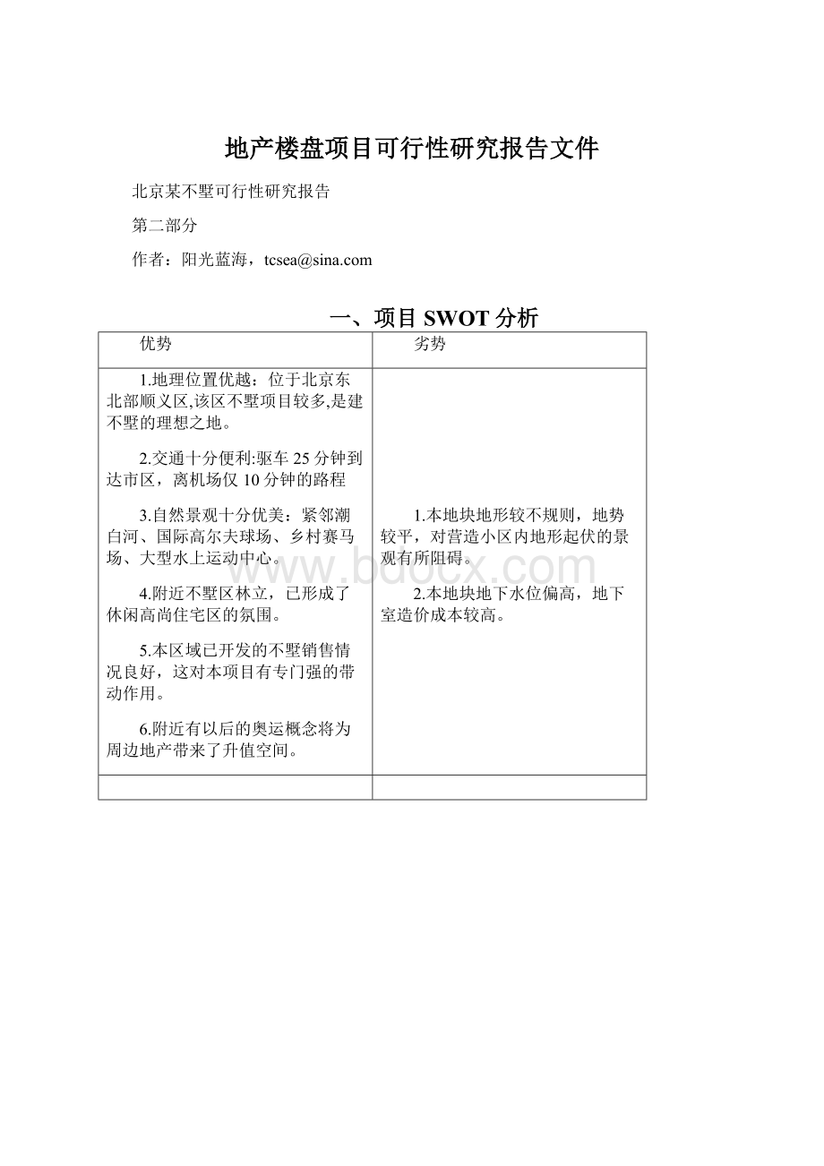 地产楼盘项目可行性研究报告文件Word下载.docx