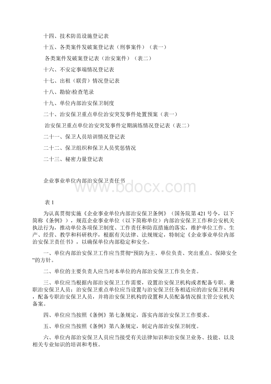 忻州市公安局关于企业事业单位保卫工作档案Word格式.docx_第2页